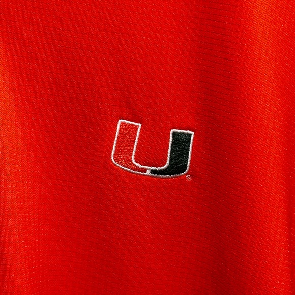 Cutter & Buck Men's University of Miami Short Sleeve collared shirt - CB DryTec - Picture 4 of 7